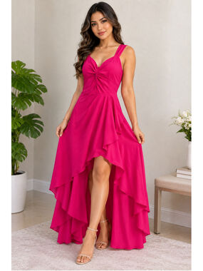 Women's Unbranded High-Low Dress Size S Pink